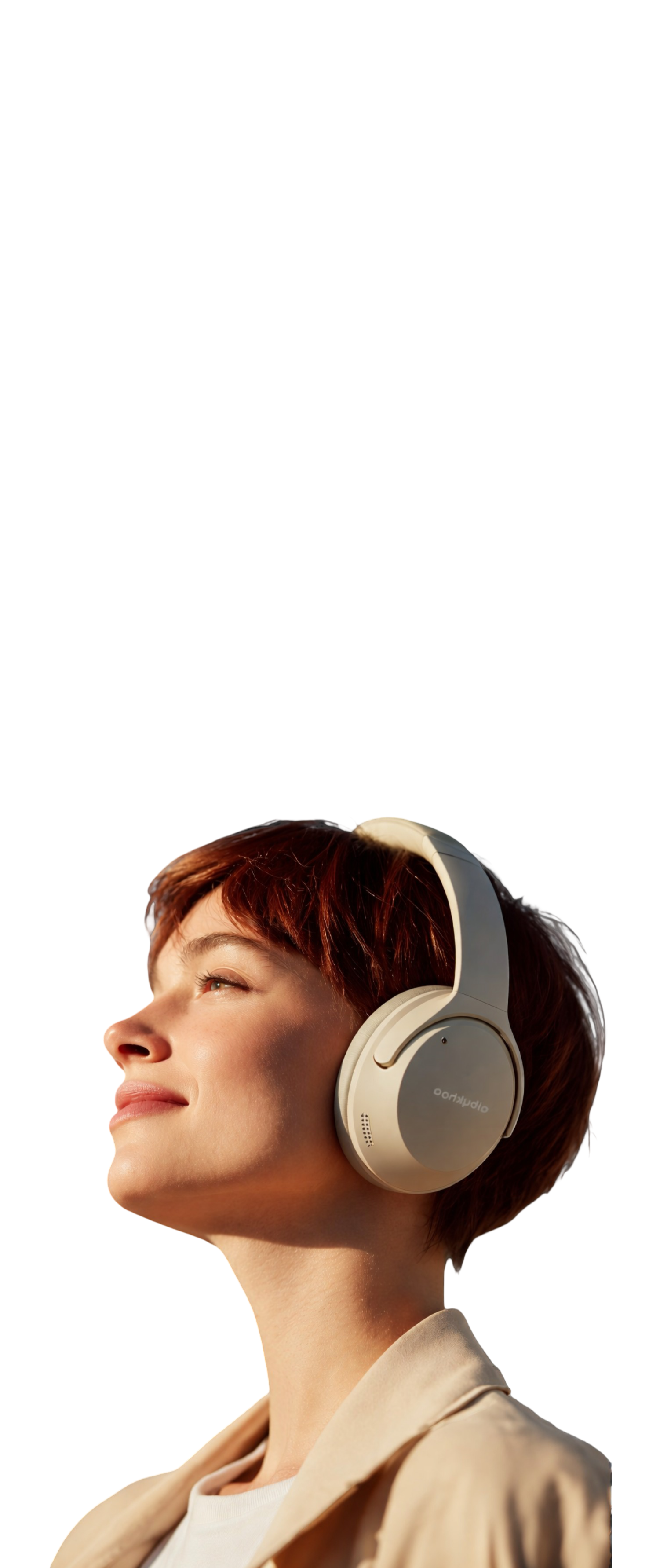 Woman with headphones